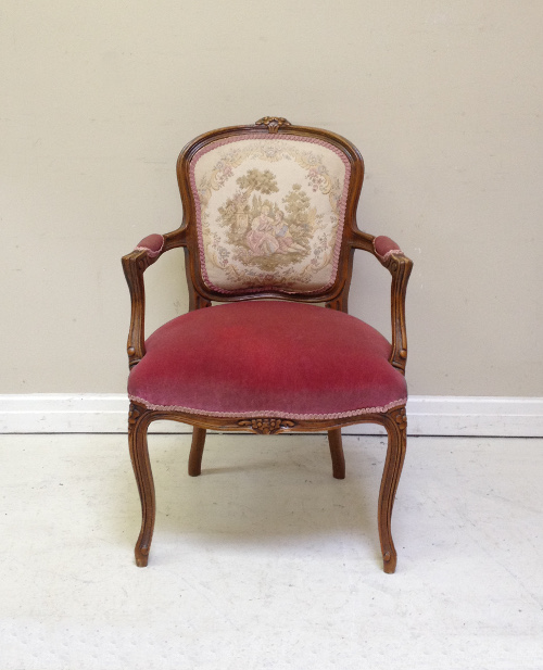 vintage french bedroom chair